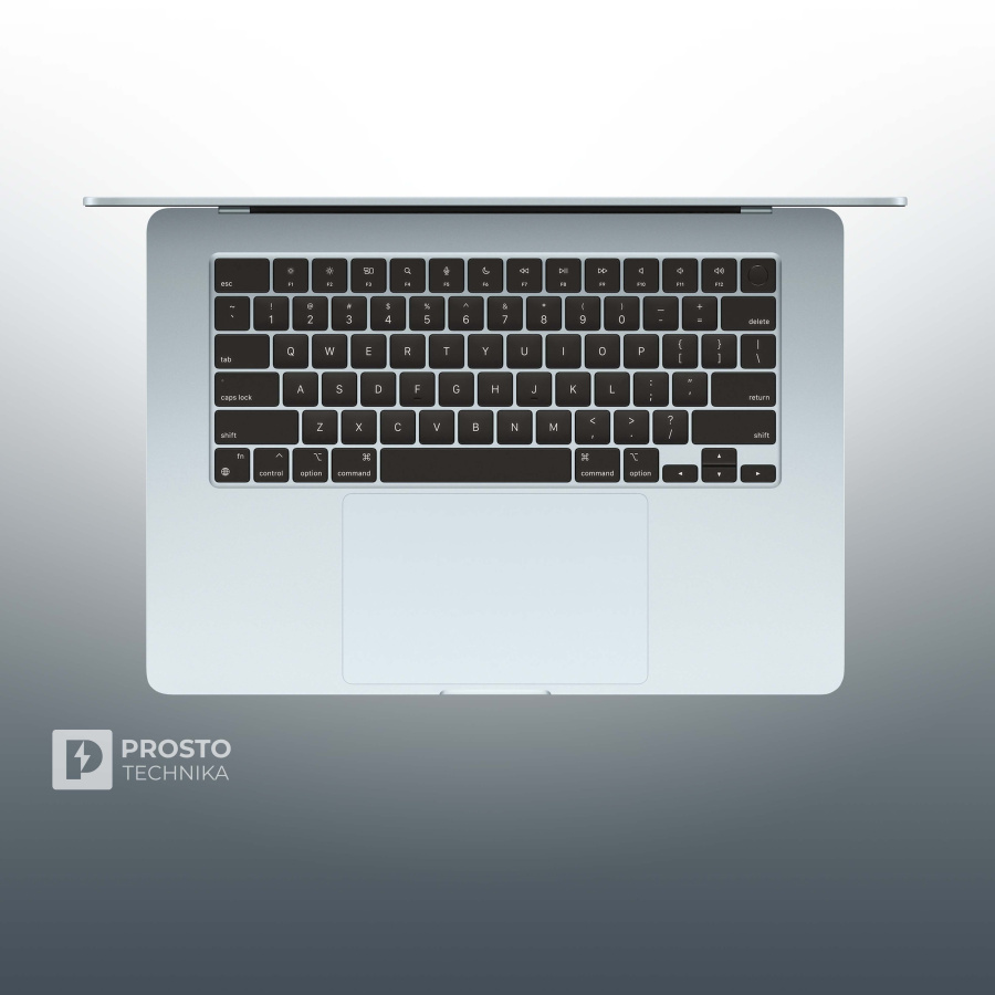 Ноутбук Apple MacBook Air 15" (M4, 10C CPU, 10C GPU, 2025) 16 ГБ, 512 ГБ SSD, Sky Blue MC7C4, английская раскладка